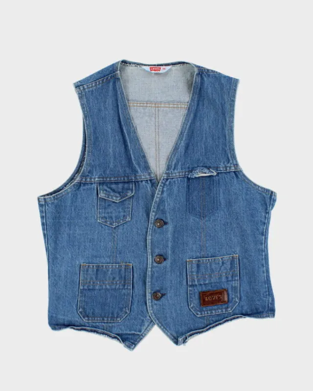 Vintage 90's Levi's Sleeveless Denim Vest - S sold by Rokit