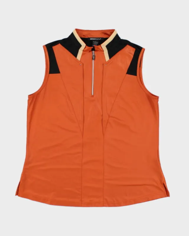 Y2k 00s Dkny Golf Top - L sold by Rokit
