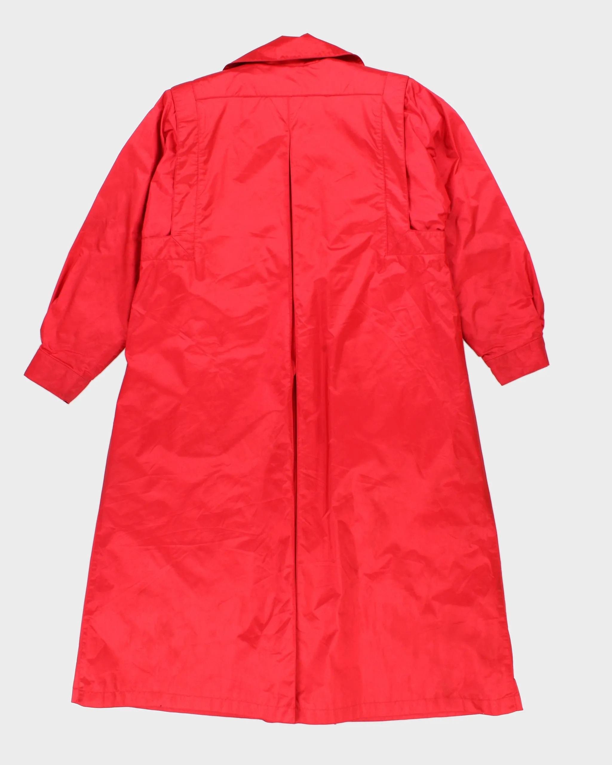 Womens 1980s Red Raincoat Trench - M sold by Rokit product image thumbnail 2