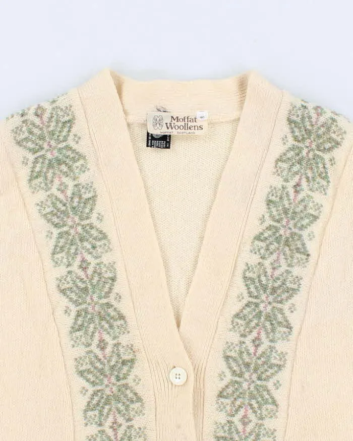 90s Vintage Women's Cream Cardigan - M sold by Rokit product image thumbnail 3