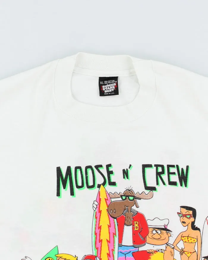 Vintage 1986 Moose Club Graphic T-Shirt - XL sold by Rokit product image thumbnail 3
