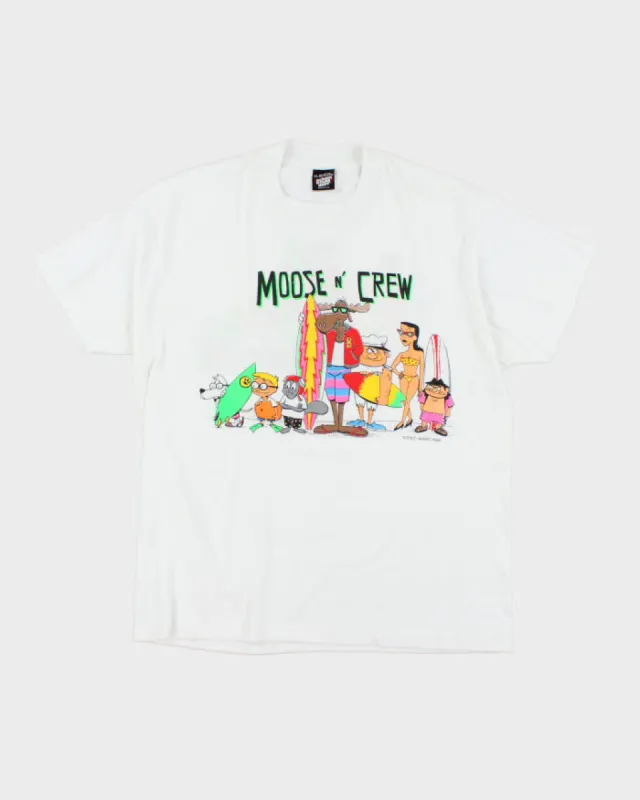 Vintage 1986 Moose Club Graphic T-Shirt - XL sold by Rokit