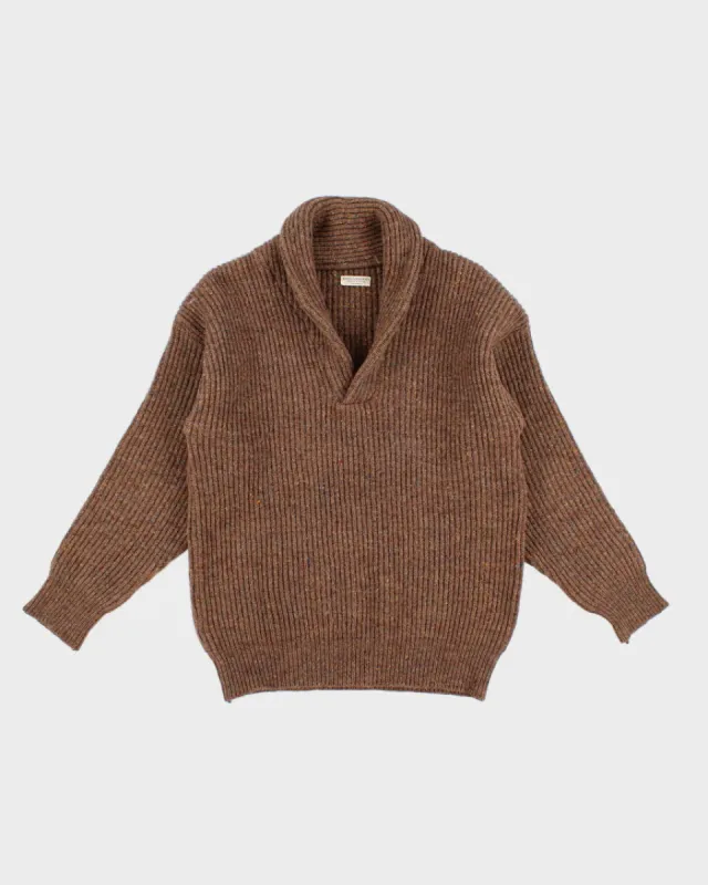 Vintage Hand-Loomed Wool Jumper - L sold by Rokit