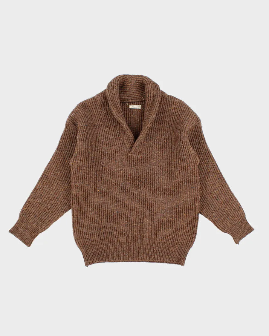 Vintage Hand-Loomed Wool Jumper - L sold by Rokit