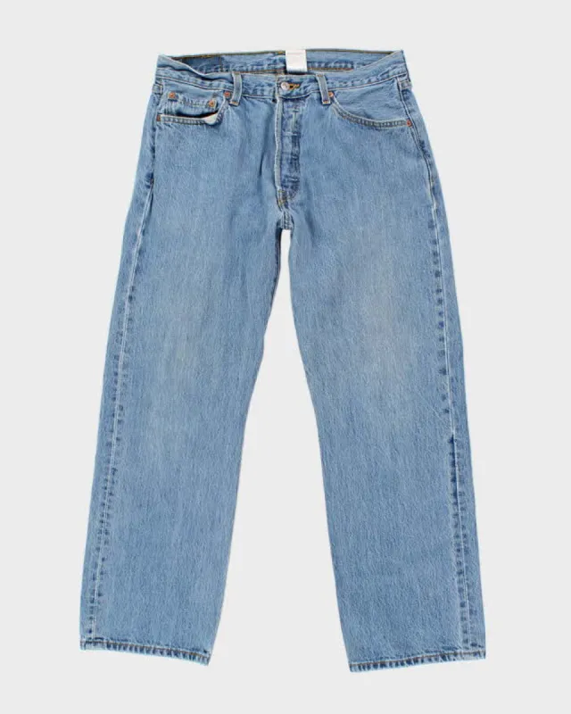 Men's Vintage Levi's 501 Light Wash Jeans - W30 L29 sold by Rokit