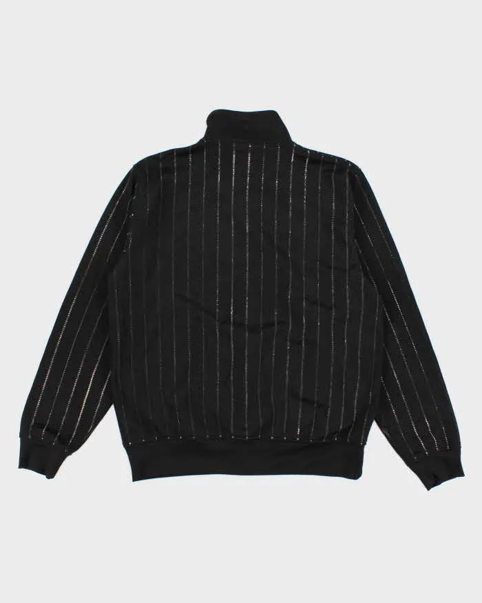 Vintage Men's Avriex Zip Up Embellished Stripped Track Jacket - M sold by Rokit product image thumbnail 2