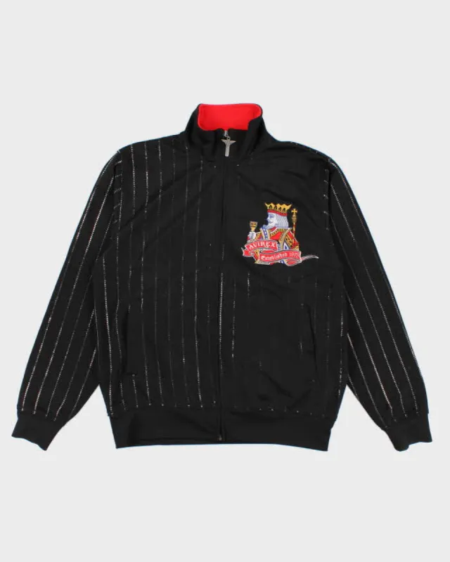 Vintage Men's Avriex Zip Up Embellished Stripped Track Jacket - M sold by Rokit