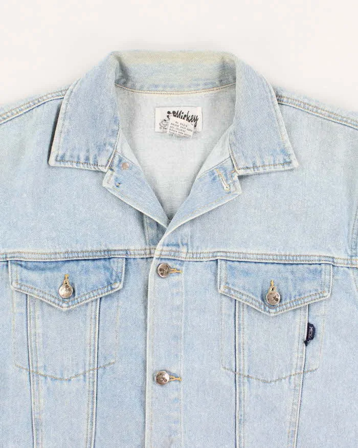Vintage 90s Mickey Mouse Denim Jacket - M sold by Rokit product image thumbnail 3