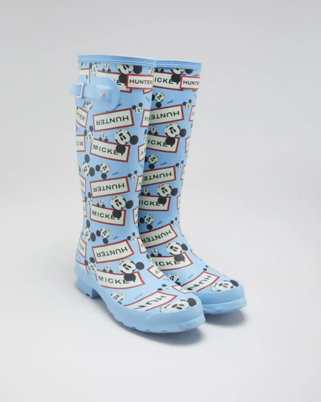 Women's Blue Disney x Hunter Tall Wellies - 3 made by Disney