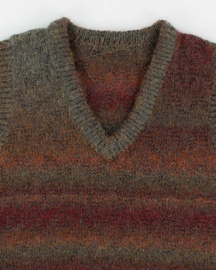 Men's Multicoloured Knit Sweater Vest - M sold by Rokit product image thumbnail 3