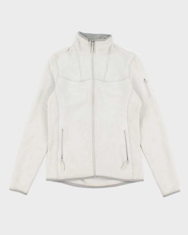 Womens Light Grey Arc'teryx Zip Up Fleece - S sold by Rokit