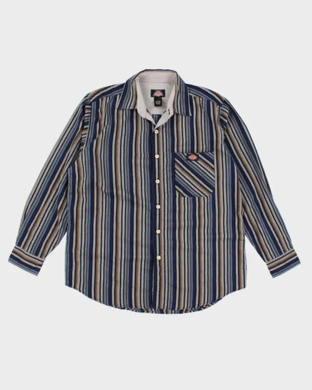 Y2k 00s Dickies Stripe Shirt - M sold by Rokit