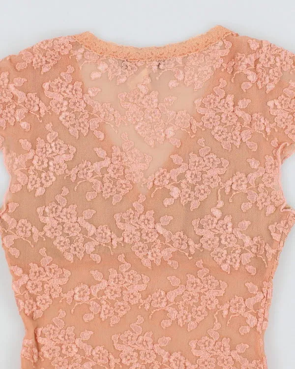 Y2k 00s Bebe Lace Top - M sold by Rokit product image thumbnail 4