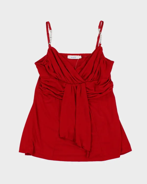 Vintage Y2k 00s Ricki's Red Cami - S sold by Rokit