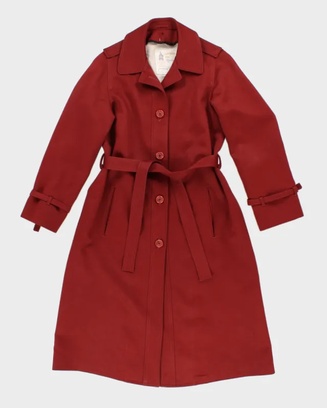 Vintage 70s London Fog Red Women's Coat - S sold by Rokit