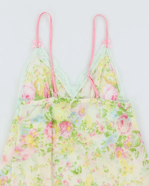 Y2k 00s Eblin Lingerie Mesh Floral dress - S sold by Rokit product image thumbnail 4
