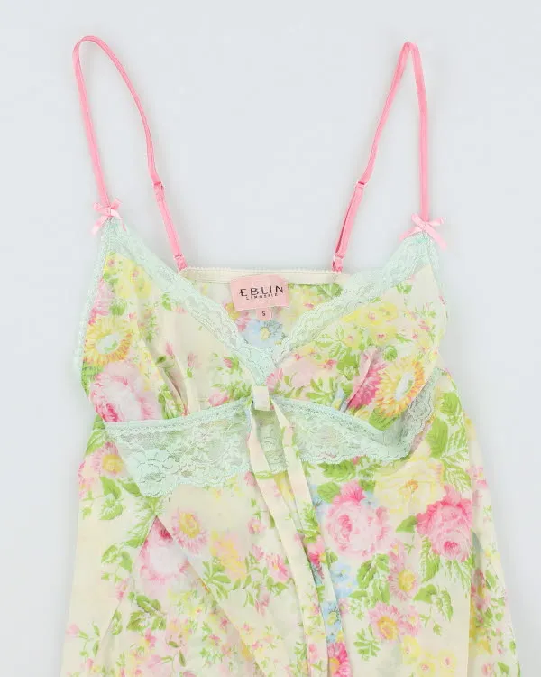 Y2k 00s Eblin Lingerie Mesh Floral dress - S sold by Rokit product image thumbnail 3