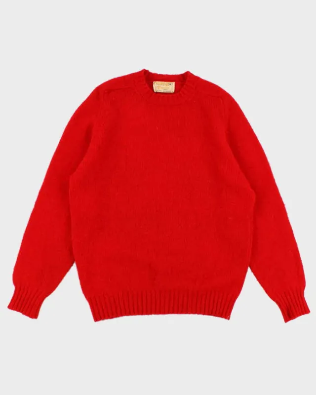Vintage Mens Red Baycrest Knit Sweater - M sold by Rokit