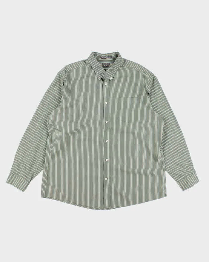 Eddie Bauer Green Stripe Shirt - XL sold by Rokit