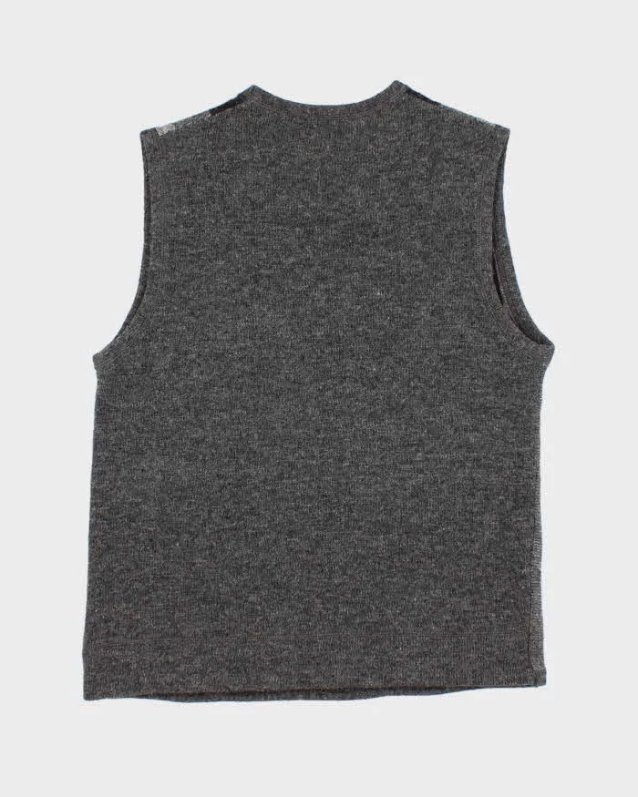 Calvin Klein Jeans Wool Blend Textured Striped Vest - L sold by Rokit product image thumbnail 2