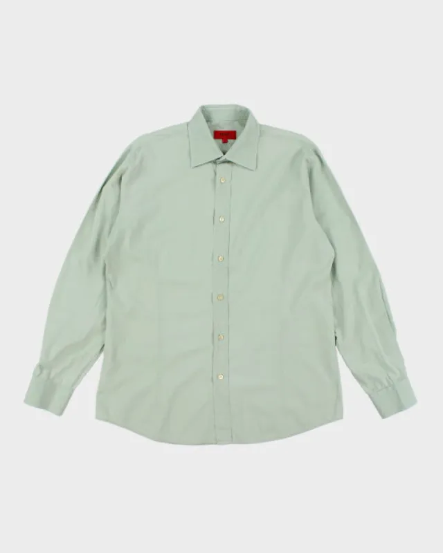 Vintage Y2k 00s Hugo Boss Green Shirt - M made by Hugo Boss