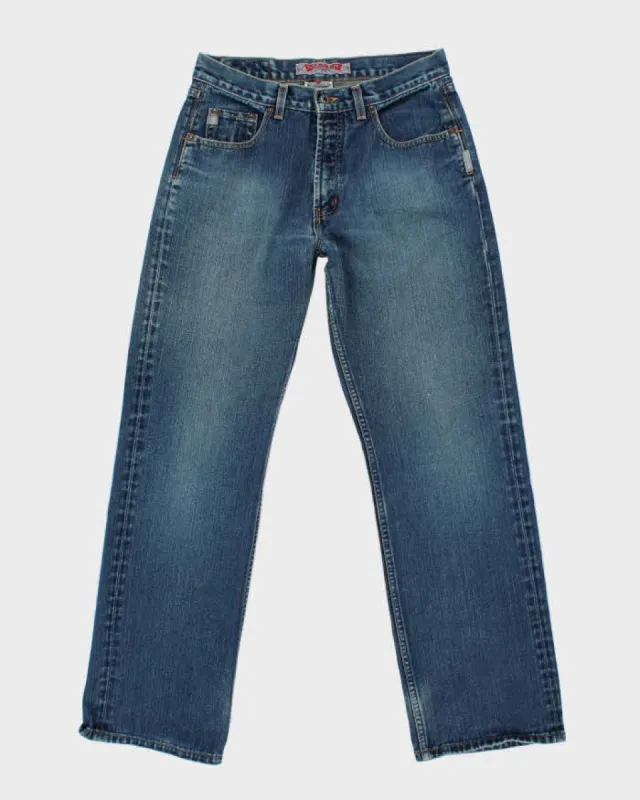 Vintage 90s Silver Jeans - W32 L32 sold by Rokit