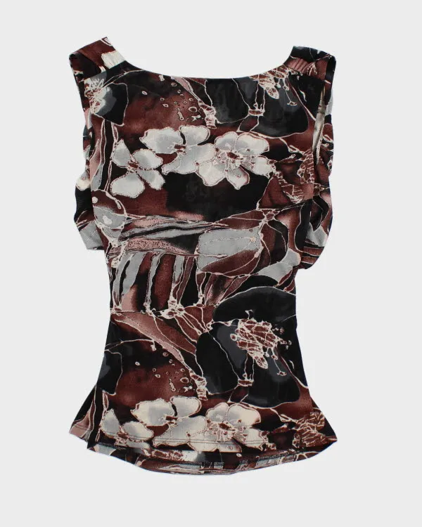Y2k 00s Cleo Floral Mesh Cami - XS sold by Rokit product image thumbnail 2