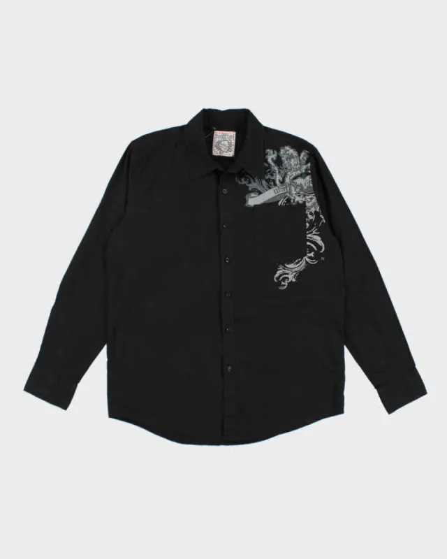 Y2k 00s Urban Legacy Black Shirt - L sold by Rokit