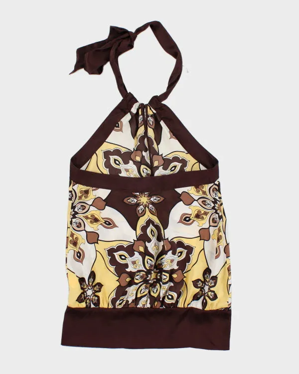 Y2k 00s Bebe Silk Halter Neck Top - XS sold by Rokit product image thumbnail 2