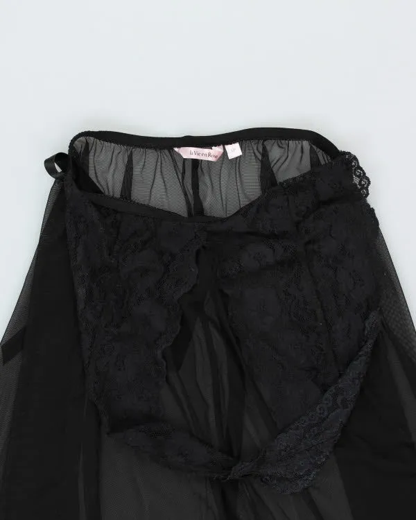 Y2k 00s La Vie En Rose Mesh Halter Neck Slip Dress - S sold by Rokit product image thumbnail 3