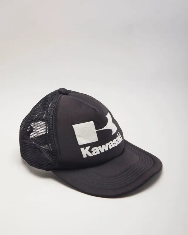 Vintage 90's Kawasaki Bikes Trucker Cap - OS sold by Rokit