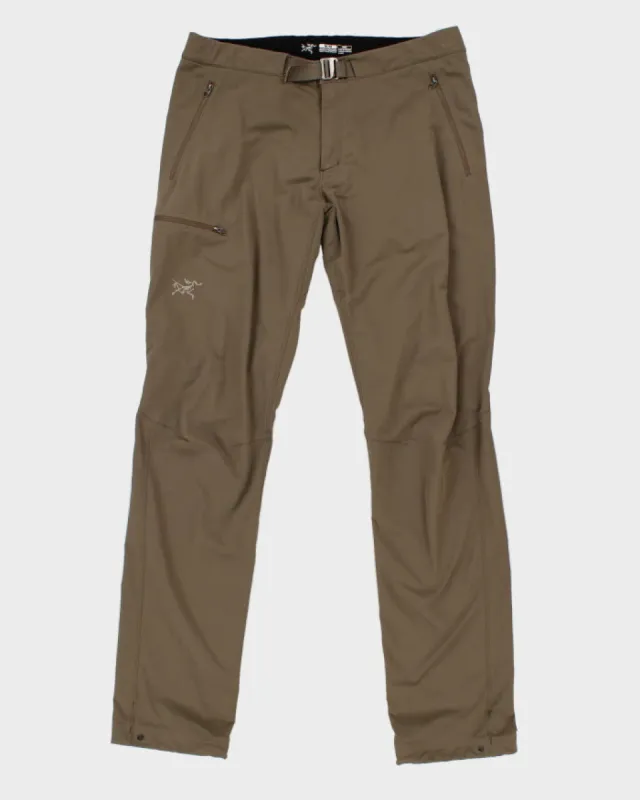 Arc'teryx Khaki Belted Outdoor Trousers - M sold by Rokit