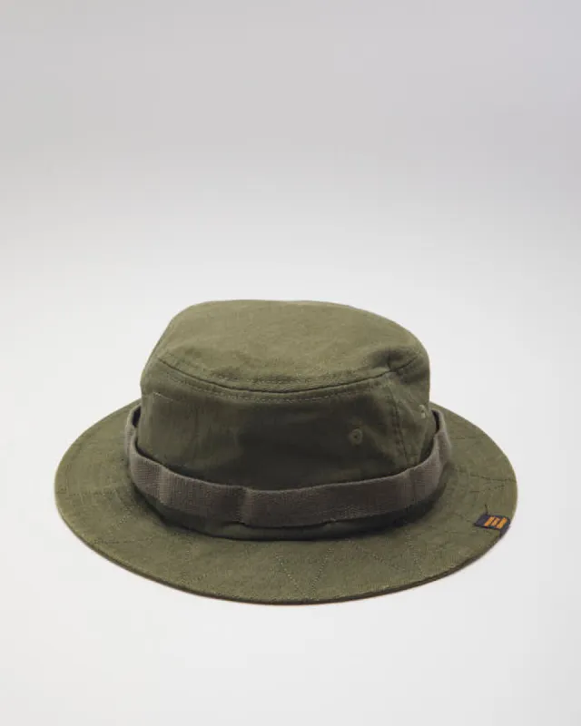 Herschel Green Bucket Hat sold by Rokit