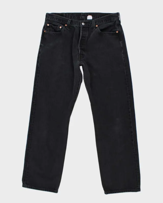 Vintage Levi's 501 Black Jeans - W36 L32 sold by Rokit