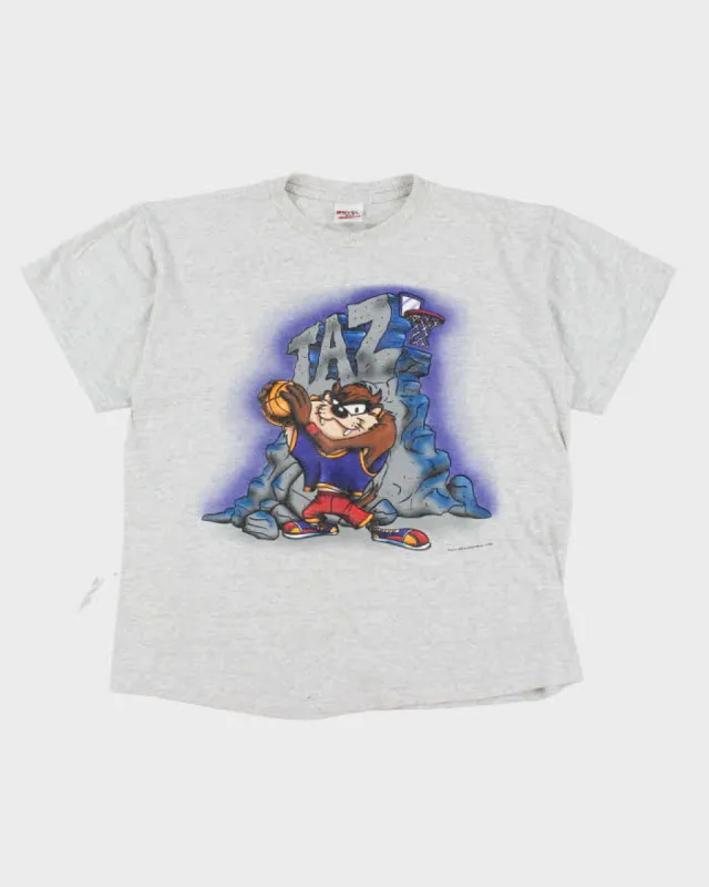 Vintage 1996 Tasmanian Devil Basketball T-Shirt - L sold by Rokit