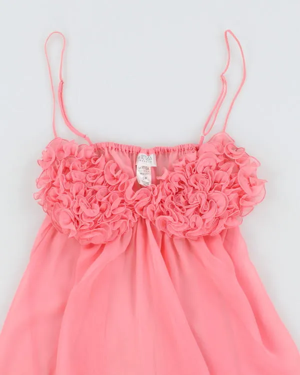 Vintage Y2k 00s La Senza Pink Mesh Cami - S sold by Rokit product image thumbnail 3