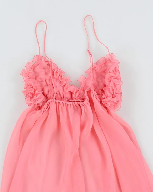 Vintage Y2k 00s La Senza Pink Mesh Cami - S sold by Rokit product image thumbnail 4