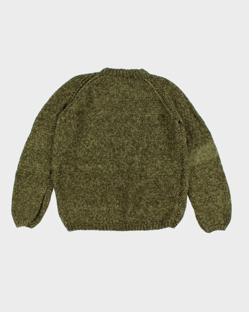 Vintage Handmade Green Jumper - L sold by Rokit product image thumbnail 2