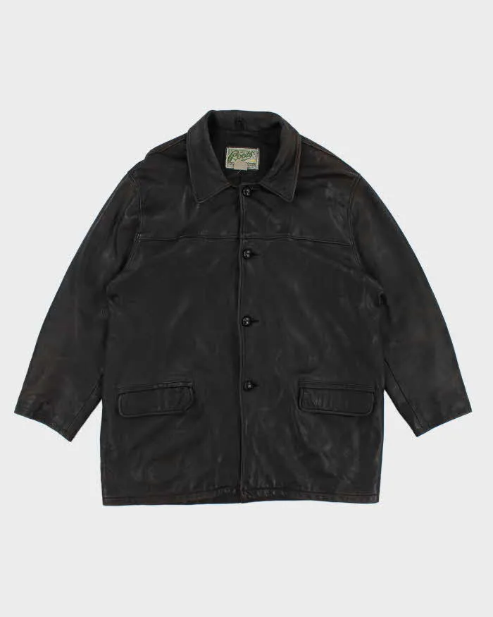 Vintage Roots Leather Jacket - XL sold by Rokit