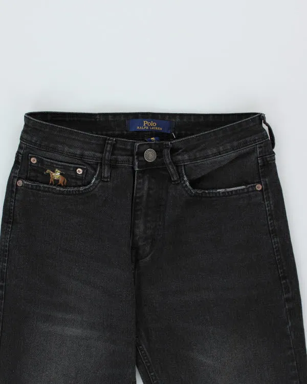 Vintage Polo Bear Embroidered Black Jeans - W30 L25 sold by Rokit product image thumbnail 3