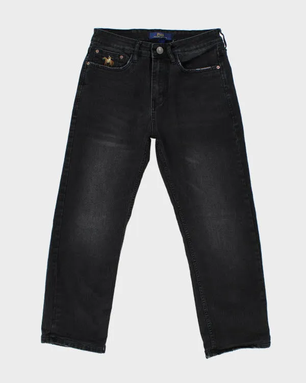 Vintage Polo Bear Embroidered Black Jeans - W30 L25 sold by Rokit