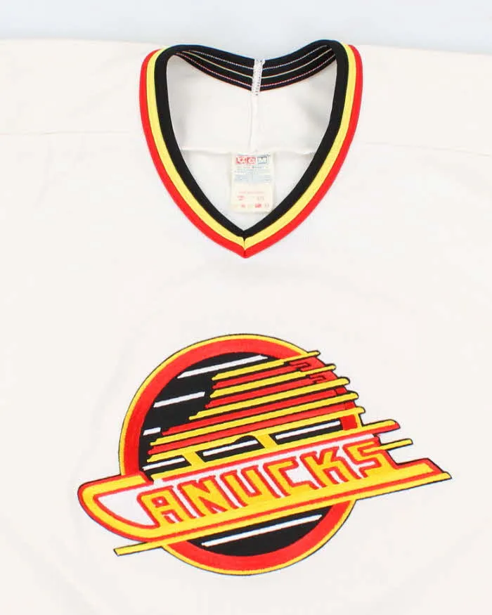 Mens White Canucks Flying Skate Sport Jersey - L sold by Rokit product image thumbnail 3