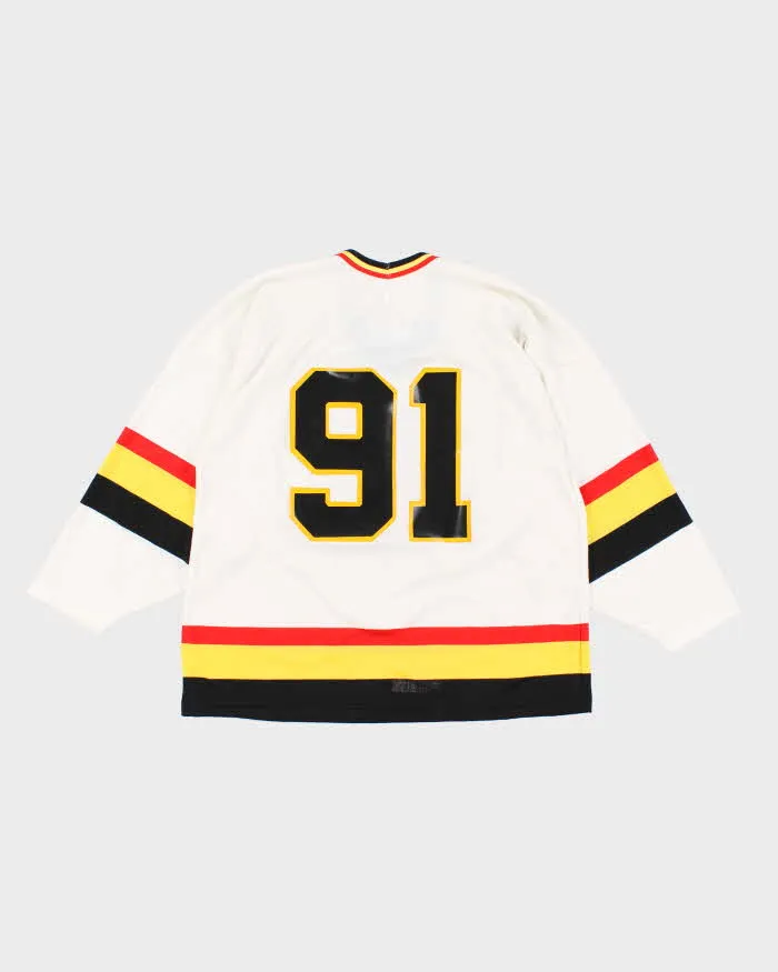 Mens White Canucks Flying Skate Sport Jersey - L sold by Rokit product image thumbnail 2