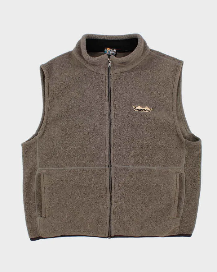 Vintage 90s English Bay Zip Up Sleeveless Fleece - XL sold by Rokit