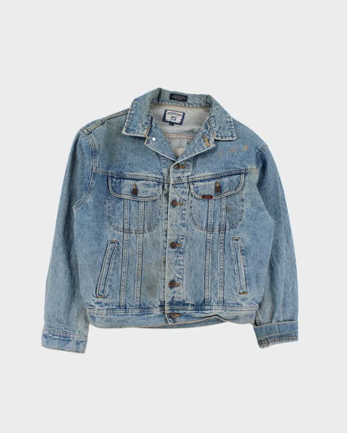 Vintage Lee Embroidered Denim Jacket - M sold by Rokit