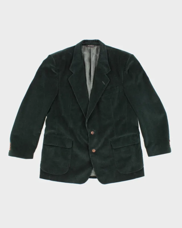 Vintage men's Green corduroy Blazer - L sold by Rokit