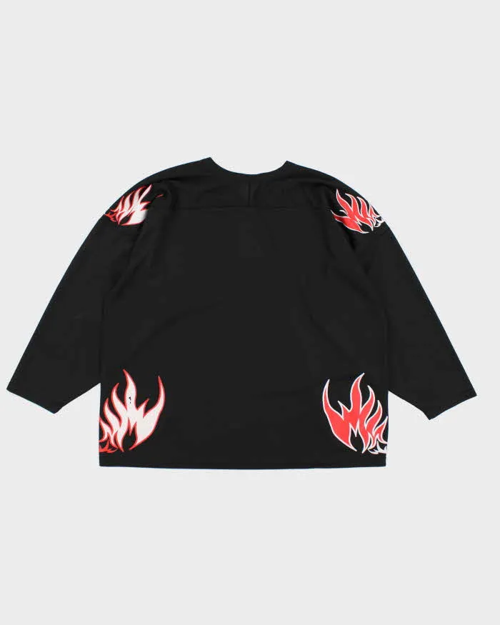 Vintage Y2K Fire Motocross Longsleeve Jersey - XXL sold by Rokit product image thumbnail 2