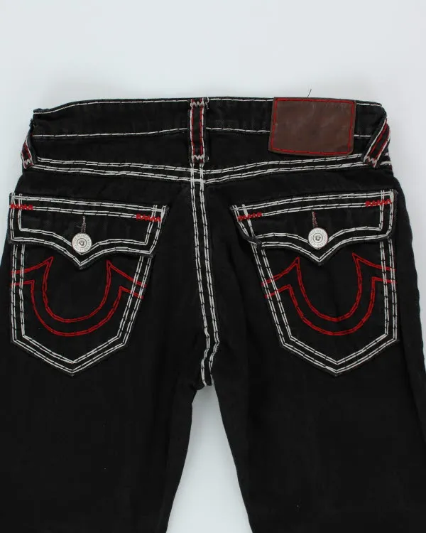 Vintage Y2K True Religion Black Straight Leg Jeans - W32 L27 sold by Rokit product image thumbnail 4