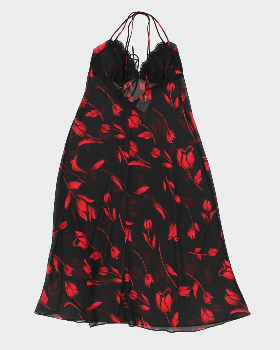Vintage 90s Floral Long Slip Dress - M sold by Rokit product image thumbnail 2