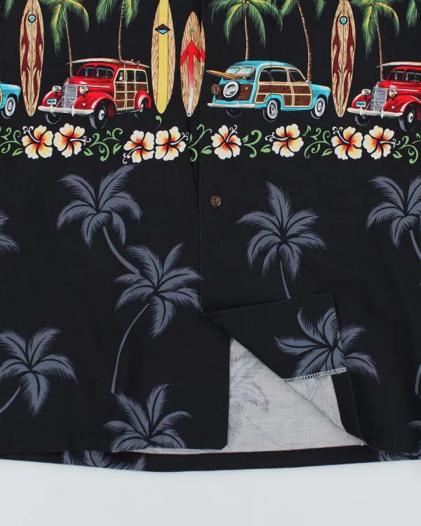 Vintage 90's Printed Hawaiian Short Sleeve Shirt - L sold by Rokit product image thumbnail 4